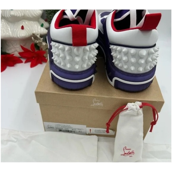 Christian Louboutin Mens Astroloubi, leather trimmed sneakers size 42 - Picture 5 of 7